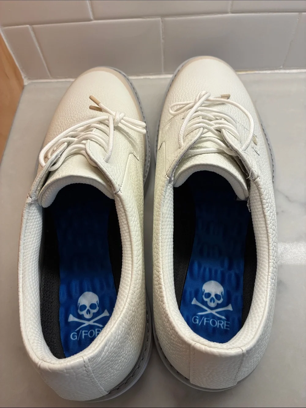 (NWOT) G/FORE sz13 Men’s Gallivanter Tuxedo Stripe Spikeless Golf Shoes (new!)